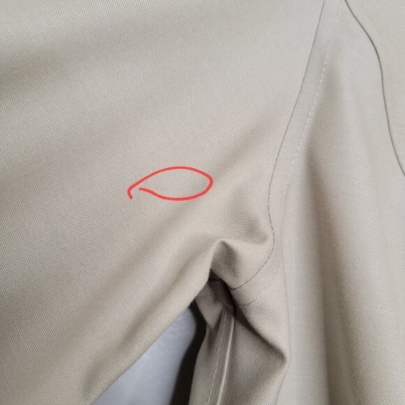 Orvis shirt women's size 18 100% cotton pale green button up l/s non-wrinkle top - Picture 7 of 10